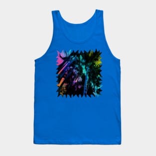 The Palm Trees Under the Seaside Rainbow Tank Top